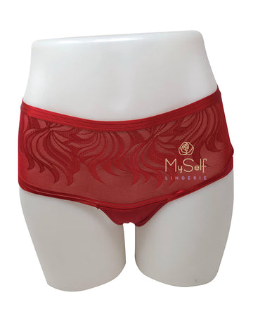Triumph 10198887 Palm Spotlight Red Bandeau Brief MYSELFLINGERIE.COM
